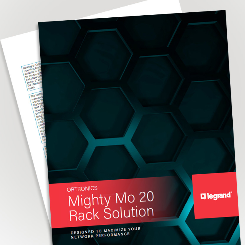Image of the cover of the Mighty Mo 20 Rack Solution Brochure