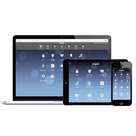 Legrand Home Automation devices on ipad