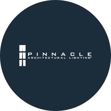 Pinnacle logo with navy blue background