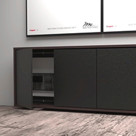 Audio video furniture console