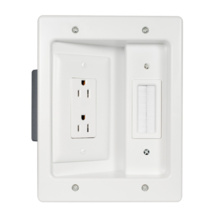 In-Wall TV Connection Kit, Canada, White