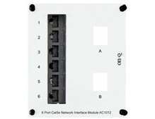 6-Port Cat 5e Network Interface Module