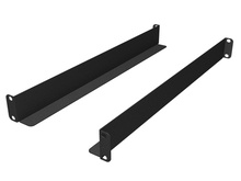 MM20 Equipment Support Brackets - set of brackets 6 in D for rear support on all MM20 racks - Black