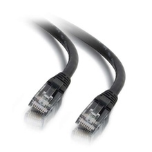 Q-Series Patch Cords, CAT6, booted, Black, 3 FT
