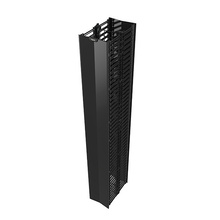 Q-Series Vertical Manager - 7 ft H x 6 in wide - double sided