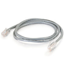 Q-Series Patch Cords, CAT5E, Non-Booted, Gray, 10 FT