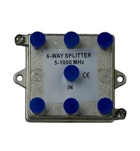 6-Way 1GHz Vertical Coax Splitter
