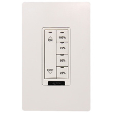 SCENE SWITCH 1 BUTTON PADDLE ENGRAVED - ON OFF - IVORY