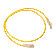 EZ Patch™ Box, 28AWG Reduced Diameter CAT6 7ft, Yellow, Qty 80