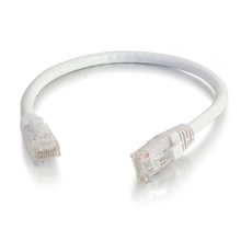 10ft Q-Series Cat6a Snagless (UTP) Ethernet Network Patch Cable, CM Rated - White
