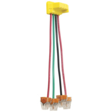 PlugTail® Switch Right Angle with IDEAL Connector, 4-Wire, Stranded, 6-in XHHW-2 Wire