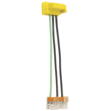 PlugTail® Switch Right Angle with IDEAL Connector, 3-Wire, Stranded, 6-in XHHW-2 Wire