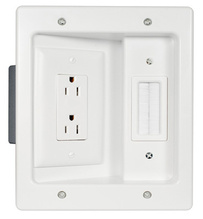 In-Wall TV Connection Kit White