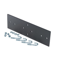 Junction Plate, 3'' Uprights, Black, 6'' to 12'' Wide Runway