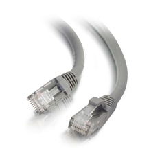 7ft Q-Series Cat6a Snagless (UTP) Ethernet Network Patch Cable, CM Rated - Grey