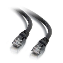 7ft Q-Series Cat6a Snagless (UTP) Ethernet Network Patch Cable, CM Rated - Black