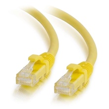 10ft Q-Series Cat6a Snagless (UTP) Ethernet Network Patch Cable, CM Rated - Yellow