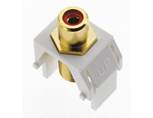 Red RCA to F-Connector, White