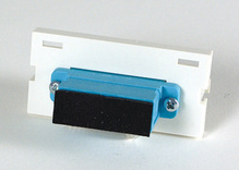 Series II Module, 1-SC Duplex (2 Fibers) Multimode, Aqua adapters, 180 degree exit