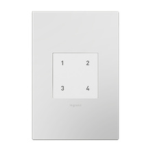 adorne® Wireless Smart Scene Switch with Netatmo, White