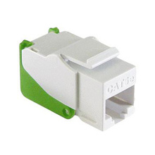Snap and GoCat 5e Keystone Connector, White