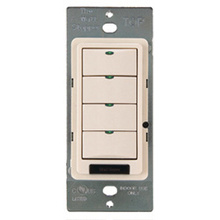 DLM 4-Button Partition Switch, White