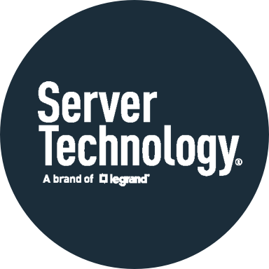 Dark blue circle with white Server Technology logo