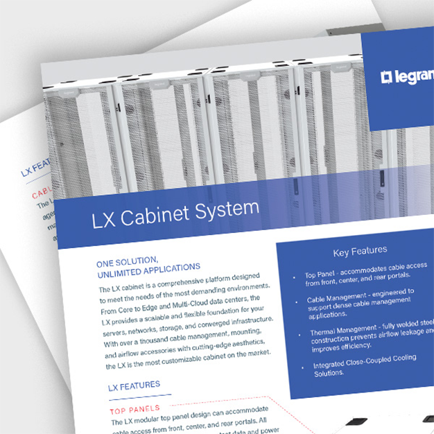 LX Cabinet System Data Sheet