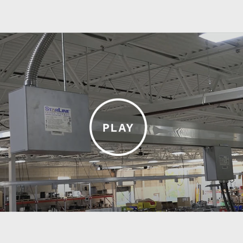 Freeze frame of video showing how Winar Connection uses the T3 series in their facility