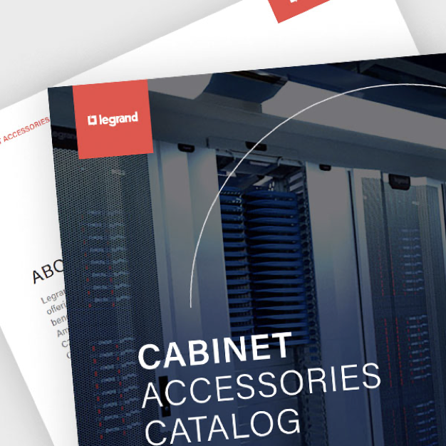 Image of a server cabinet accessories catalog