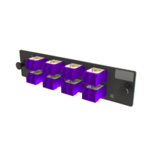 Q-Series Keyed OFP Adapter Panel 16 Fibers, Violet