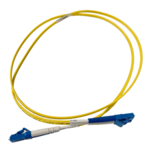Infinium Core LC to LC Duplex Patch Cord 2mm OS2 Plenum Yellow, 2 FT